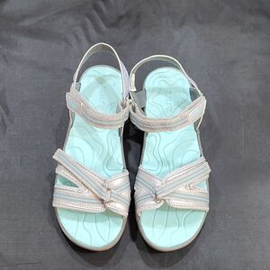 MAP CARMI VELCRO STRAP CLOSURE GIRL  OPEN TOE SANDAL